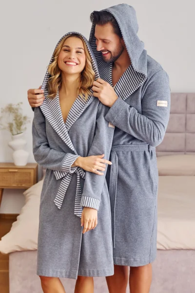 DARGRA Dámský župan 7229 - Tmavě šedá