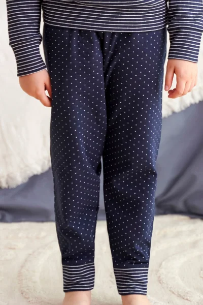 DARBLU Dětské pyžamo 5255 - bavlna - Tmavě modrá