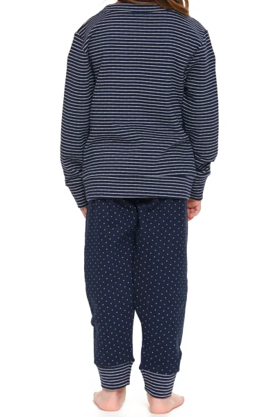 DARBLU Dětské pyžamo 5255 - bavlna - Tmavě modrá