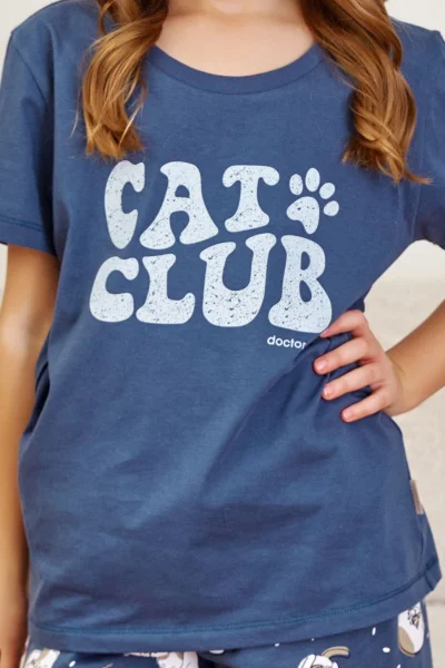 BLU Dětské pyžamo 7205 - bavlna - Modrá