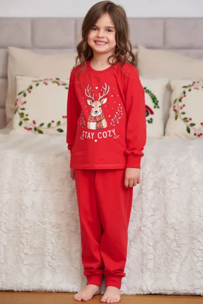 Oh Deer - bavlna-RED