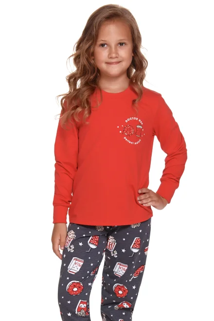 Unisex pyžamo PDU 4311 - Červená