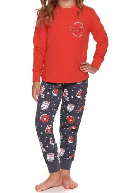 Unisex pyžamo PDU 4311 - Červená