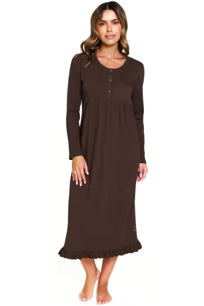 Mateřská košilka 7318 - bavlna - Hnědá