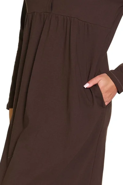 Mateřská košilka 7318 - bavlna - Hnědá