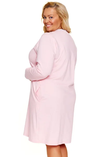 LIGPIN Noční košile 7323 - bavlna - Světle růžová