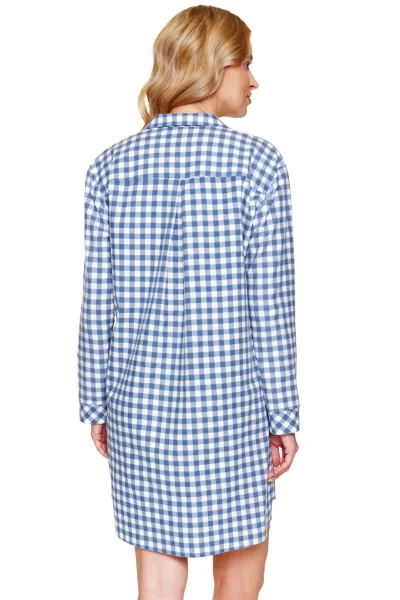 Noční košile 7300 - bavlna - Modrá