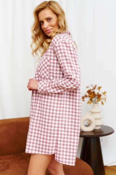 Noční košile 7300 - bavlna - Růžová