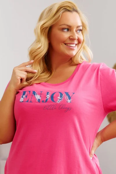 Noční košile 7327 - bavlna - Růžová