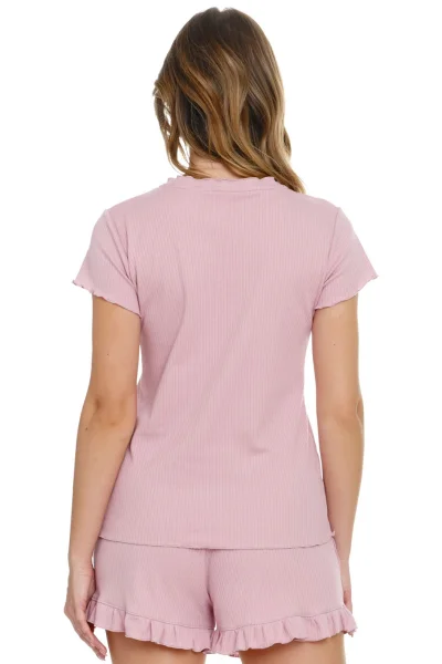 PIN Dámské pyžamo PM 4315 SS - Růžová