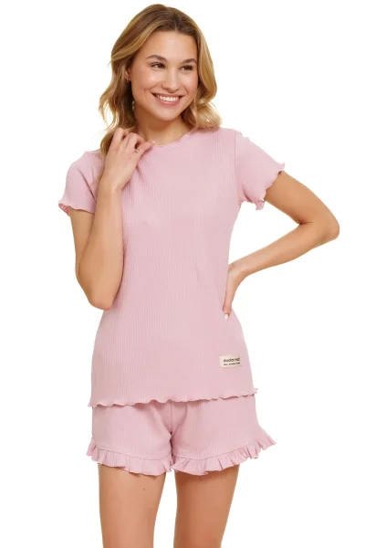 PIN Dámské pyžamo PM 4315 SS - Růžová