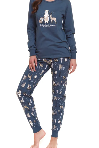 Dámské pyžamo PM.4340 - Tmavě modrá