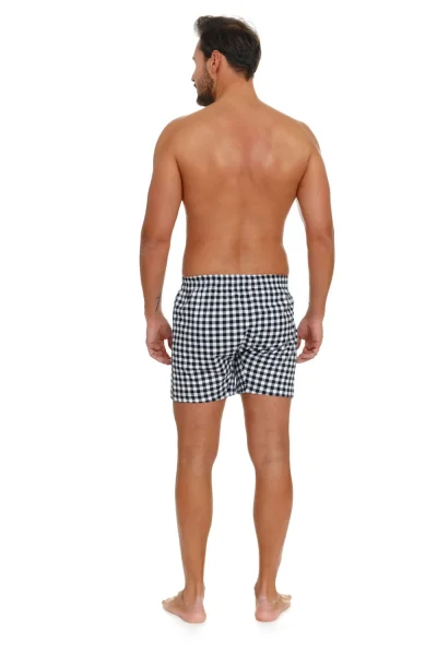 Pánské boxerky BOX.5165 - Černo-bílá