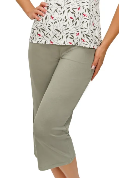 Dámské 3/4 pyžamo Melisa - viskóza - Světle zelená