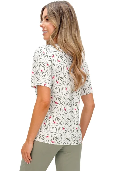 Dámské 3/4 pyžamo Melisa - viskóza - Světle zelená