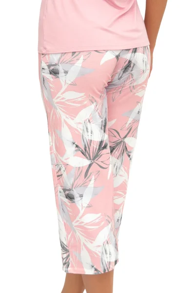 Dámské 3/4 pyžamo Evita - viskóza - Světle růžová