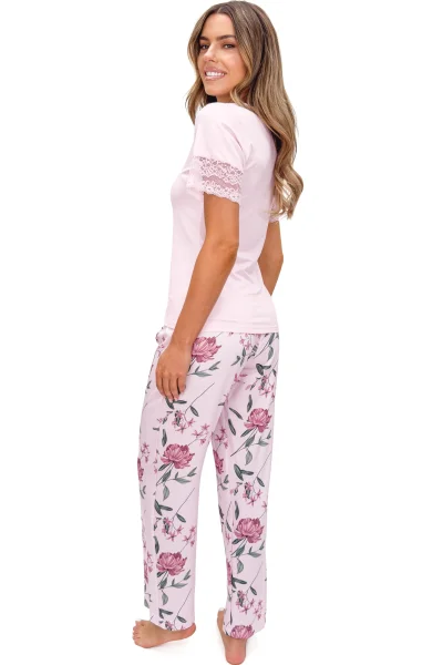 Dámské pyžamo Gabriela - Pudrově růžová