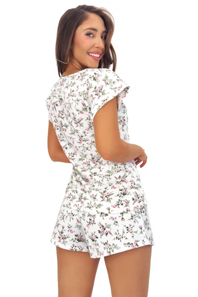 Dámské pyžamo Emilka - Bílo-barevná