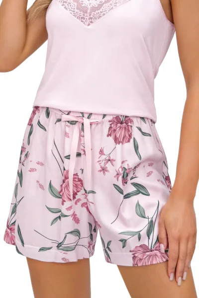 Dámské pyžamo Gabriela - na ramínkách - Pudrově růžová