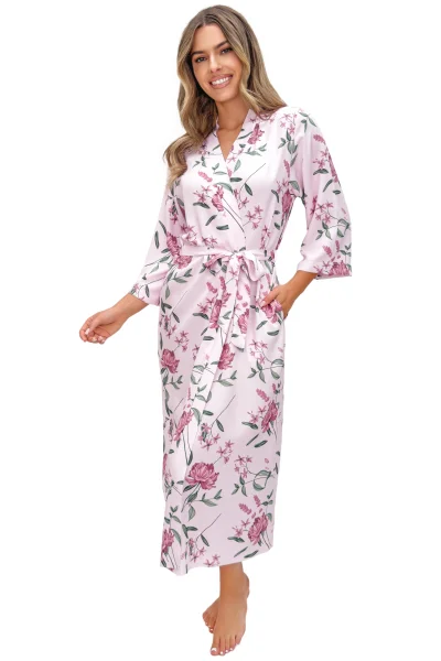 Dámský župan Gabriela - Pudrově růžová