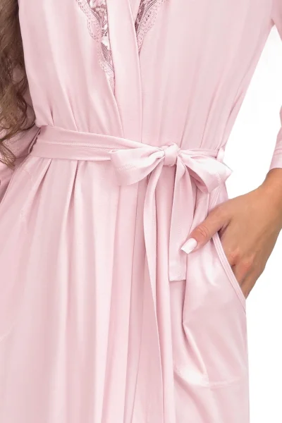 Dámský župan Sonia - viskóza - Světle růžová