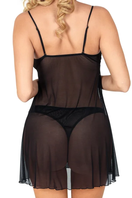 Sexy košilka Sisi - Černá