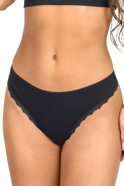 Brazilky Omari - viskóza - Černá