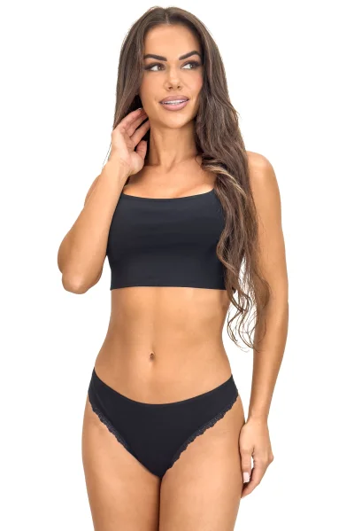 Brazilky Omari - viskóza - Černá