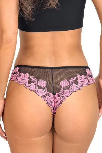BLAPIN Brazilky 260 - viskóza - Černo-růžová