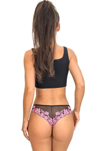BLAPIN Brazilky 260 - viskóza - Černo-růžová