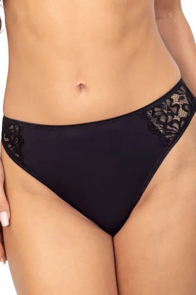 Tanga 245 - viskóza - Černá