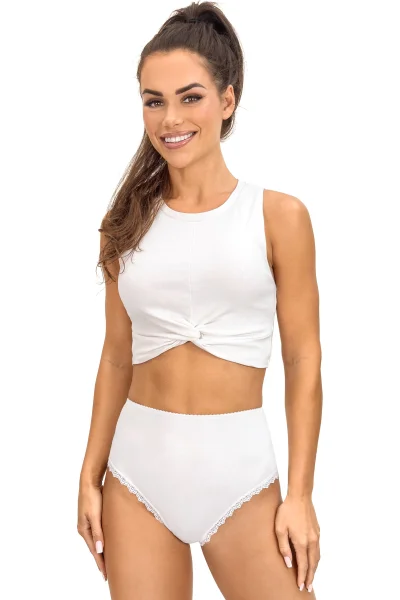 Kalhotky 251 - bavlna - Bílá