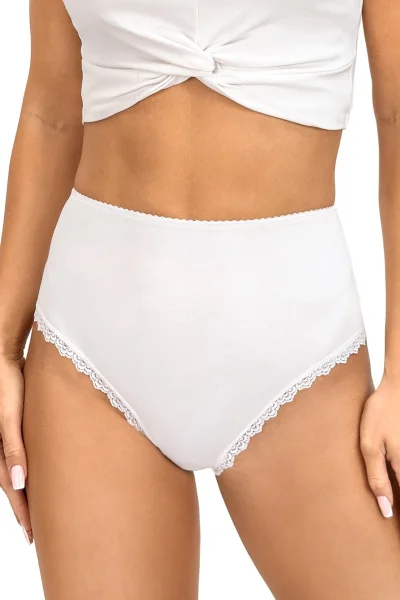 Kalhotky 251 - bavlna - Bílá