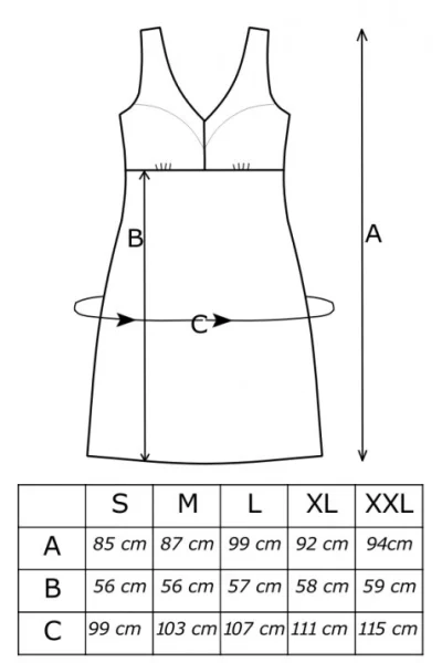 Noční košilka Kristina - Tmavě modrá