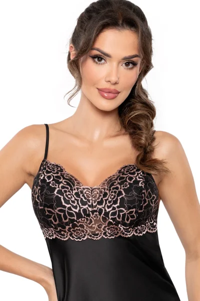 Noční košilka Sabrina - Černá