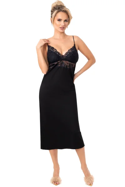 Noční košilka Jasmine - Černá