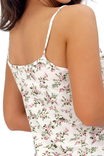 Noční košilka Emilka - Bílo-barevná