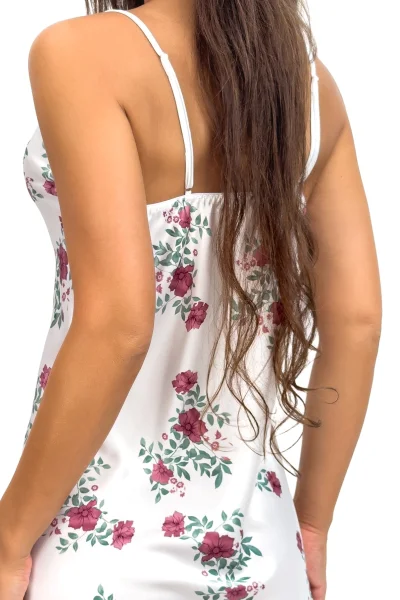 Noční košilka Julia - satén - Ecru