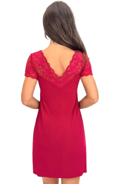 Noční košilka Sonia - viskóza - Bordó