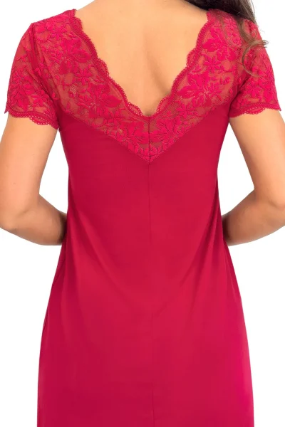 Noční košilka Sonia - viskóza - Bordó