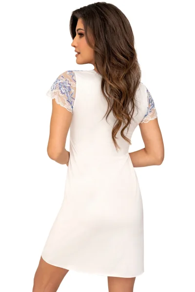 Noční košilka Angela - viskóza - Ecru