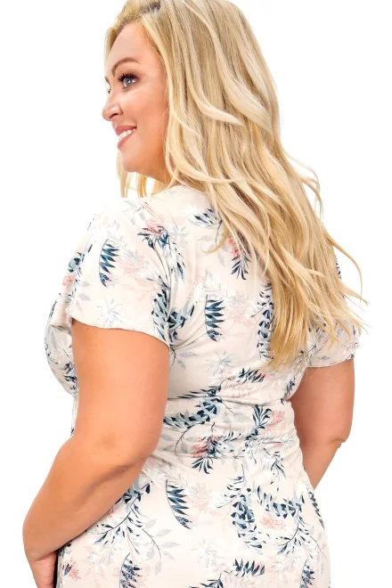 Noční košilka Goya - plus size až do 6XL - Béžová