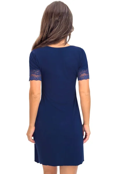 Noční košilka Linda - Tmavě modrá