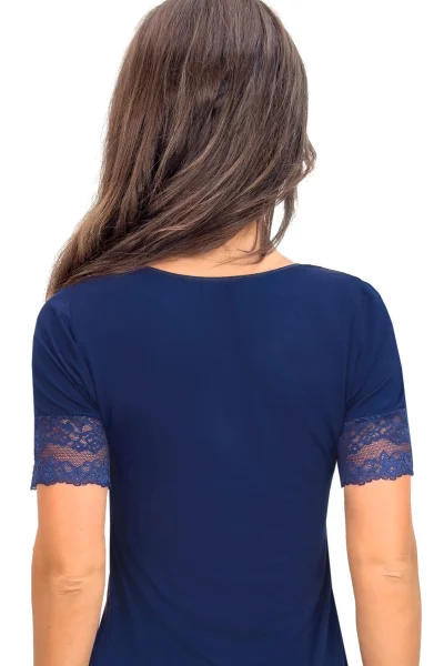 Noční košilka Linda - Tmavě modrá