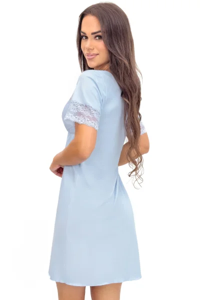 Noční košilka Linda - Světle modrá