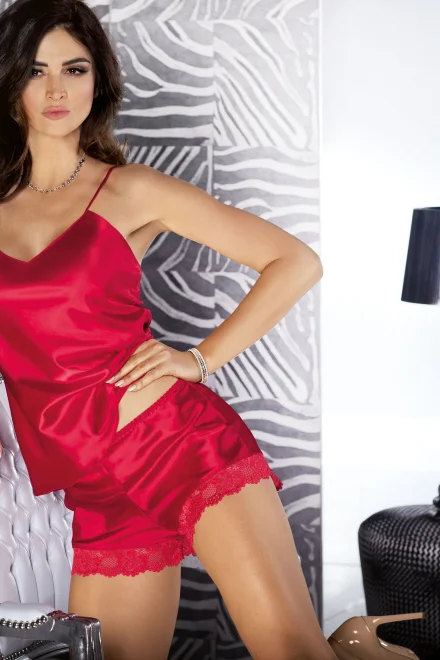 Dámské pyžamo Karen SS Red