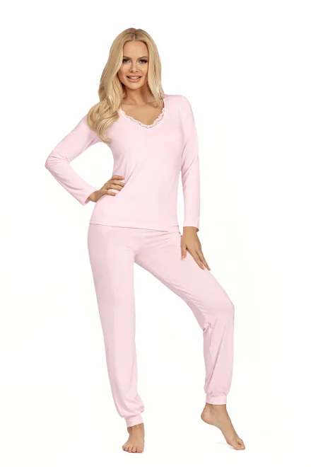 Dámské pyžamo Blanka LL Pink - Růžová