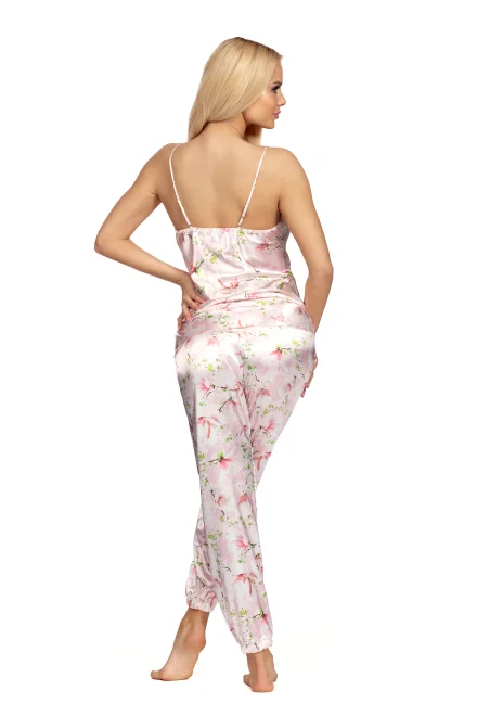 Dámské pyžamo Donatella 03 SL Pink - Růžová