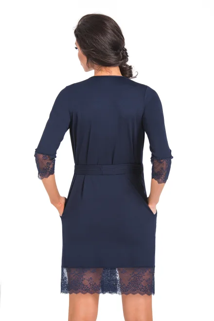 Dámský župan Hana Dark blue - Tmavě modrá