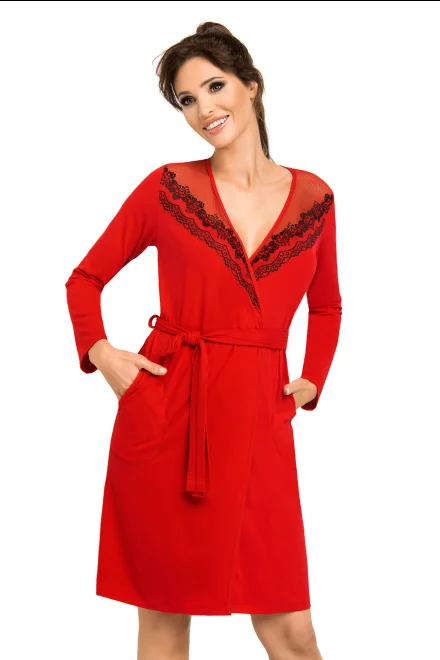 Dámský župan Jasmine Red - Červená